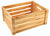 Rustic finish wooden crate 41 x 30 x 18 cm