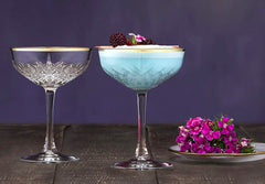 Coupette cocktail dorée 27 cl Timeless de PASABAHCE - Boîte de 4