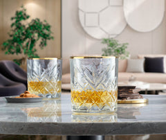 PASABAHCE Timeless 35.5 cl Golden Short Drink - Box of 4