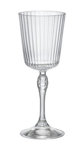 Verre à pied America 20's 25 cl de Bormioli Rocco - Boîte de 6