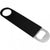 Stainless steel bottle opener with black vinyl sheath - 18 cm