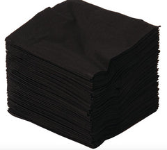 Cocktail napkins 24 x 24 cm - Black x 4000