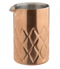 Copper-plated stainless steel mixing glass - 58 cl