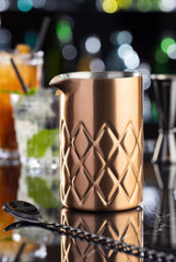 Copper-plated stainless steel mixing glass - 58 cl