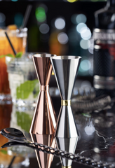 Mesure de bar japonaise slim conique, en inox - 25 x 50 ml