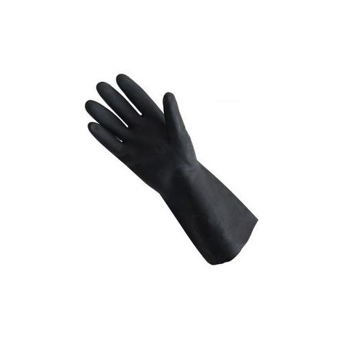 Gants de Ménage Noir Latex - Taille Large Vendu par paire - code article : VJ27