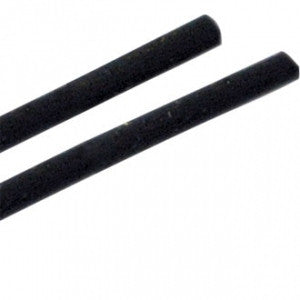 Pailles de bar noire droite 6x200mm boîte de 500