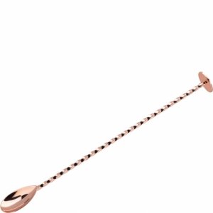 Cuillère à mélange cuivrée avec disque