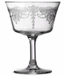 Coupette cocktail rétro Fizz 20 cl - Boîte de 6