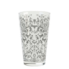 Shaker en verre à motifs argentés 45 cl