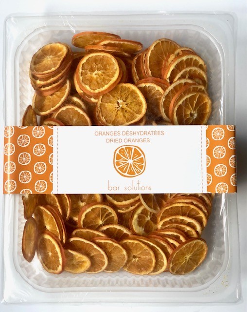 Oranges déshydratées - plateau de 250 g