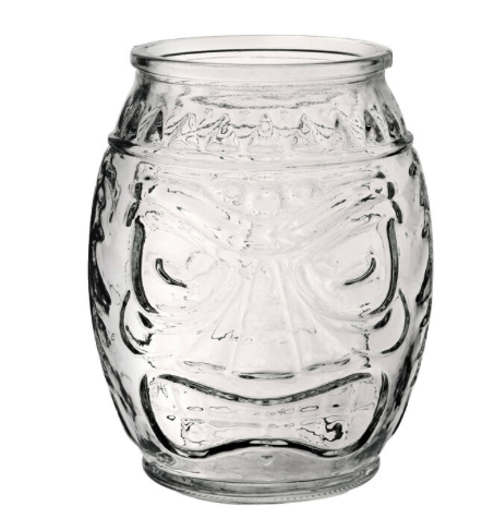 Schachtel mit 6 Kendo Tiki Shortdrinkgläsern - 57 cl