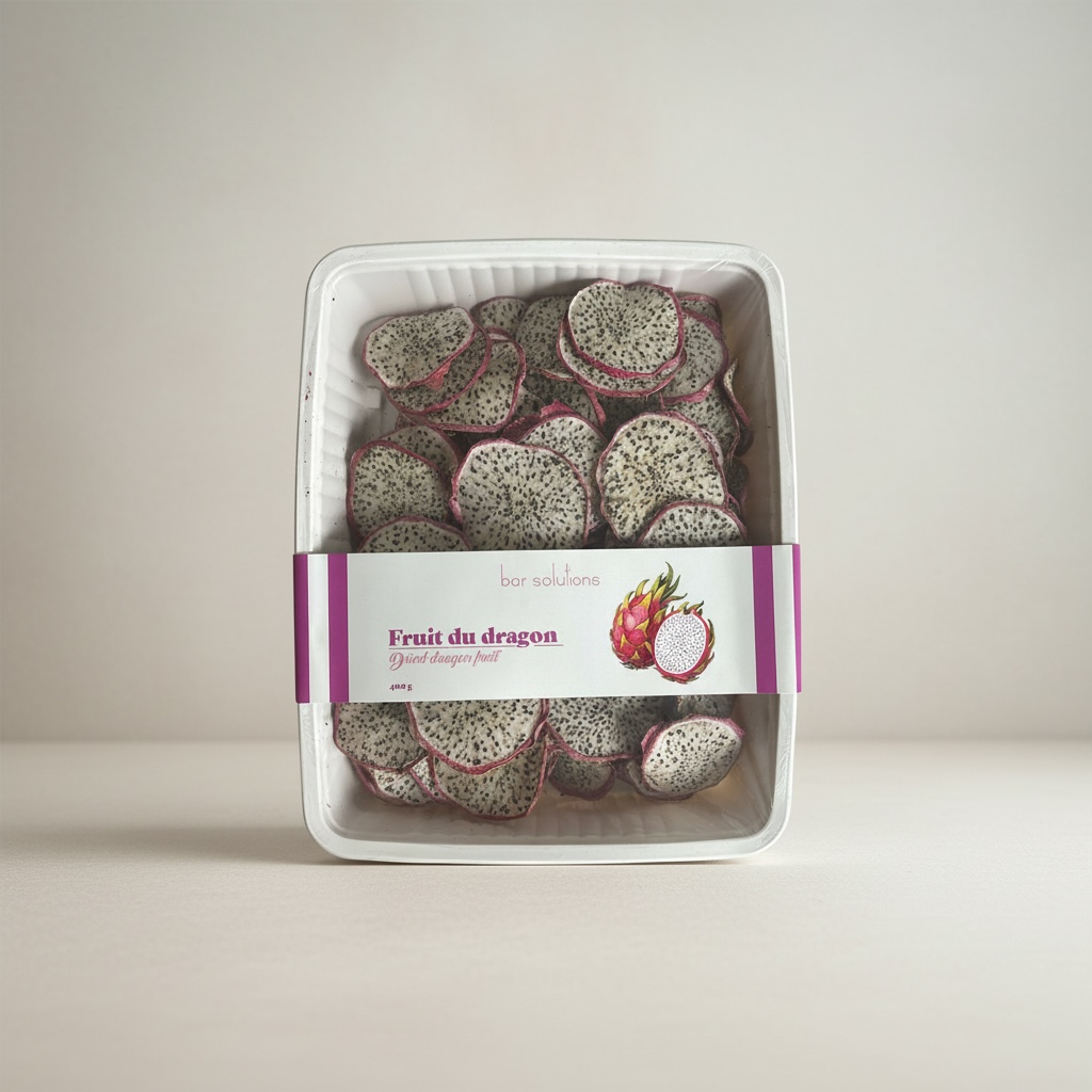 Fruits du dragon déshydratés - plateau de 400 g