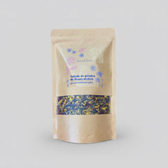Mélange de fleurs séchées comestibles — Bleuet, Rose & Œillet d'Inde