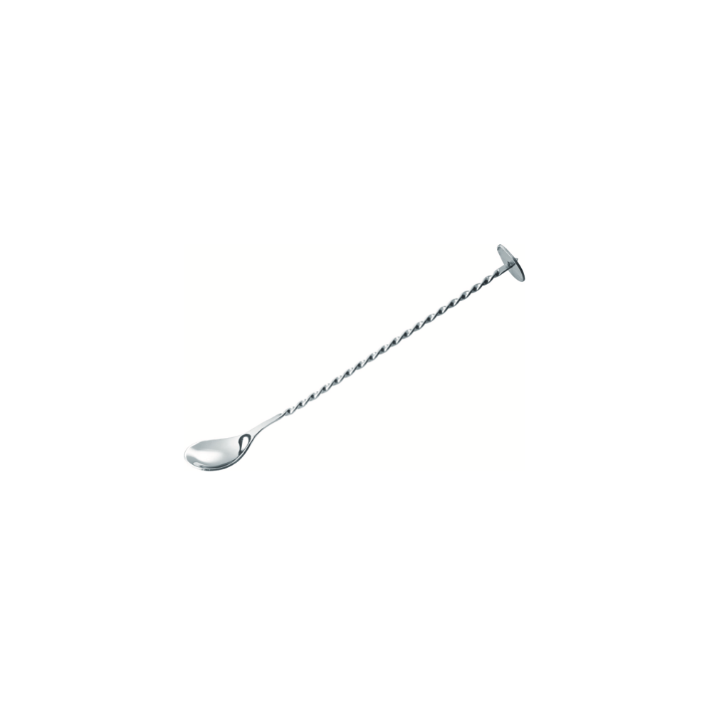 Cuillère à mélange torsadée avec disque large - 27 cm